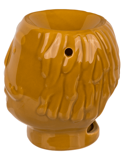 Oil burner, faces, ca. 11,5 x 11 x 12,8 cm