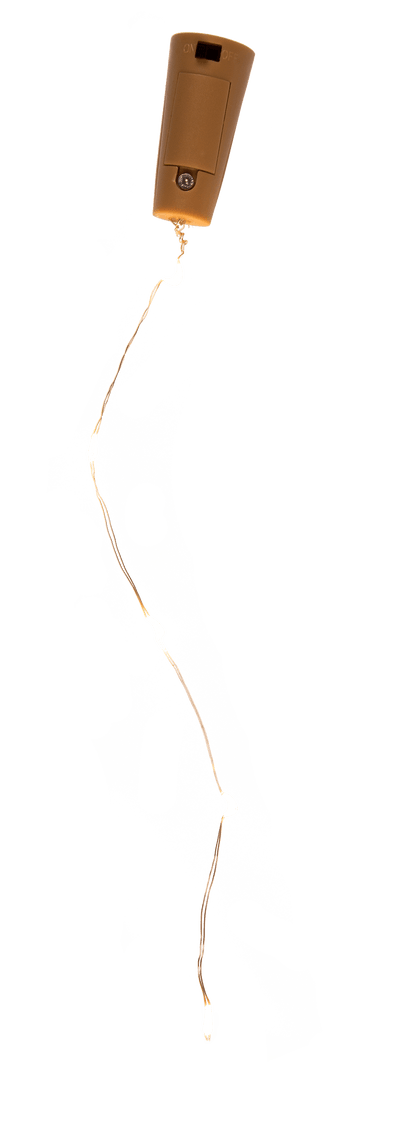 Bottle cap light with 5 warm white LED (including,