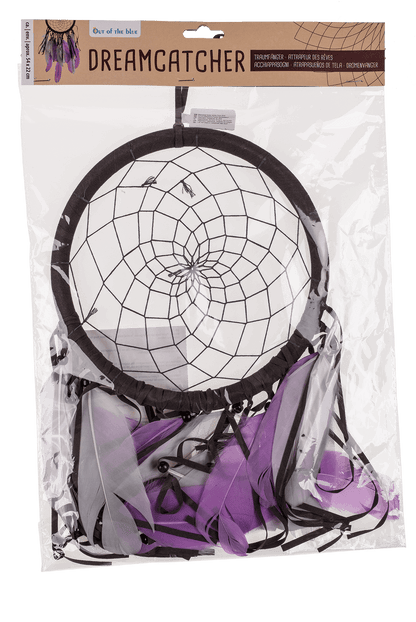 Brown/purple coloured fabric Dreamcatcher,