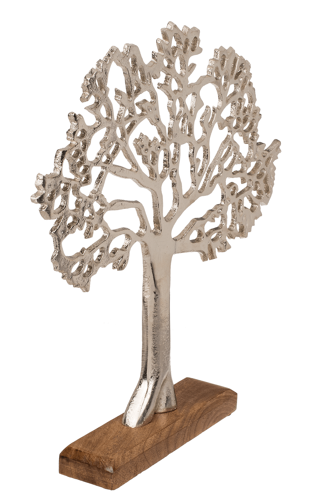 Silver colored tree of life,