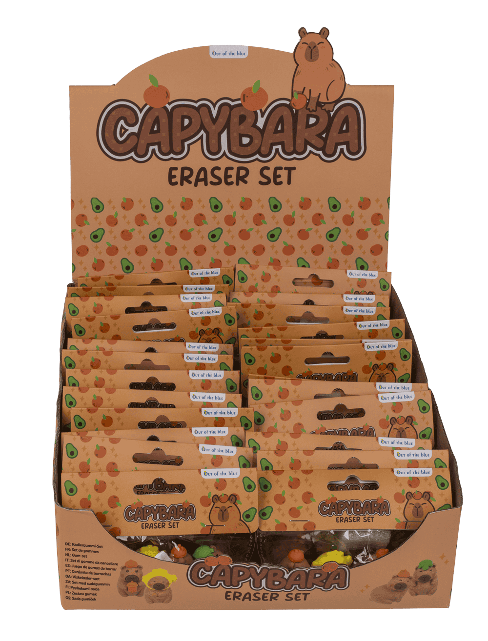 Eraser, Capybara, approx. 3,5 x 2 cm,