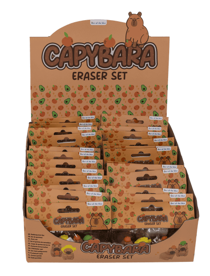 Eraser, Capybara, approx. 3,5 x 2 cm,