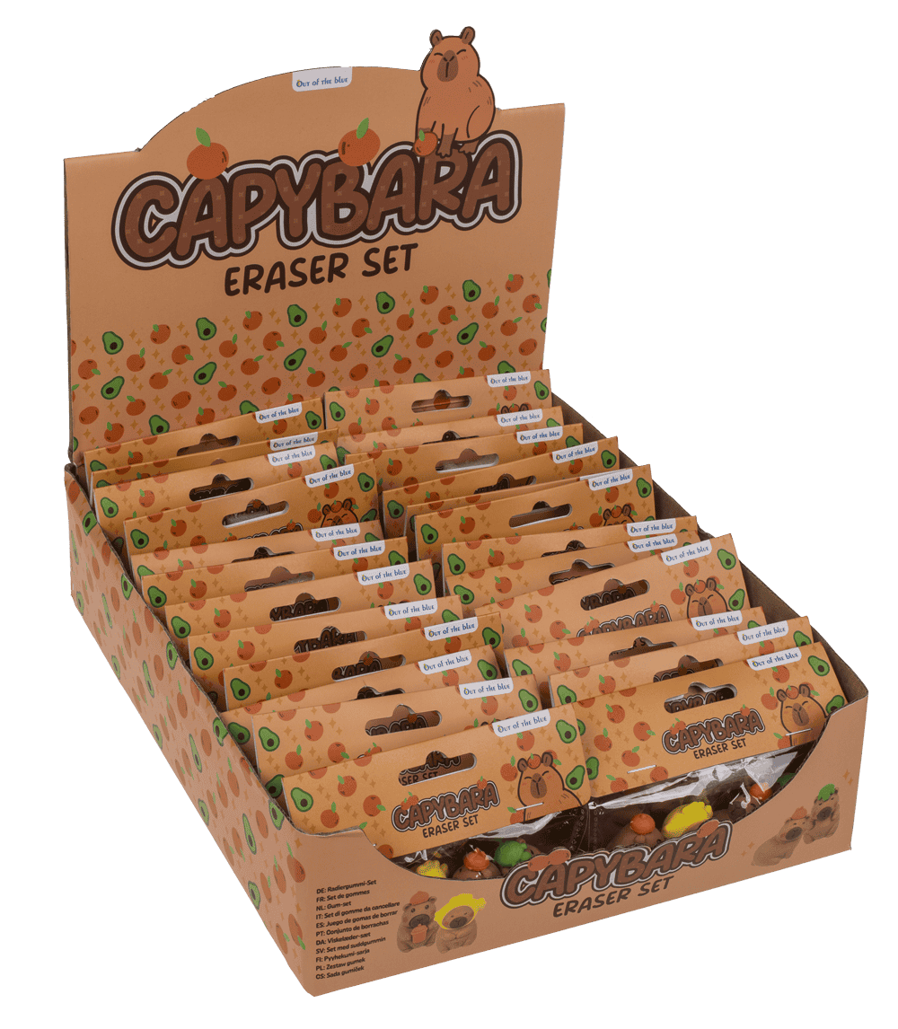 Eraser, Capybara, approx. 3,5 x 2 cm,