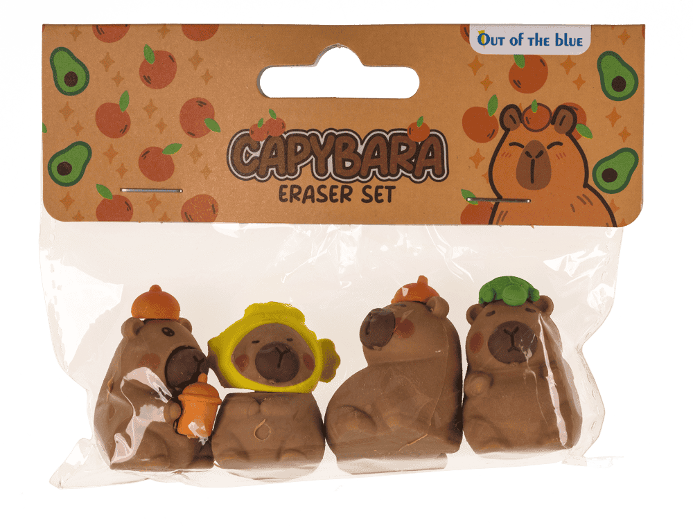 Eraser, Capybara, approx. 3,5 x 2 cm,