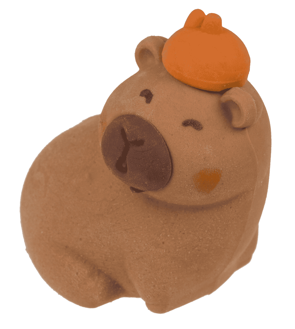 Eraser, Capybara, approx. 3,5 x 2 cm,