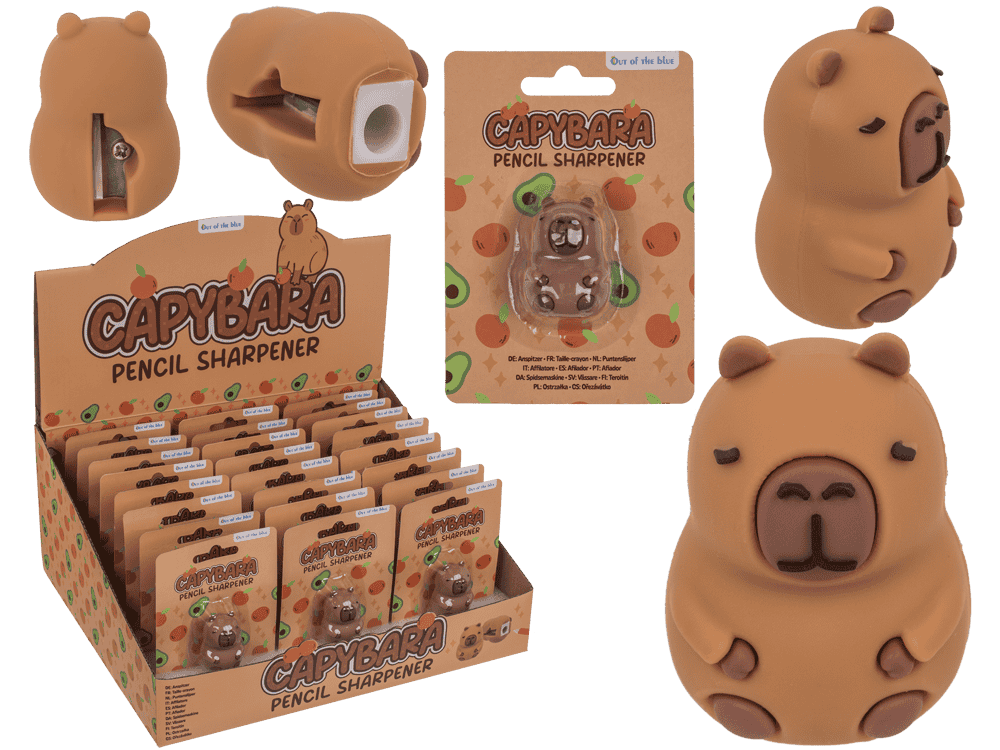 Pencil Sharpener, Capybara, 4,2 x 3 x 2,5 cm,