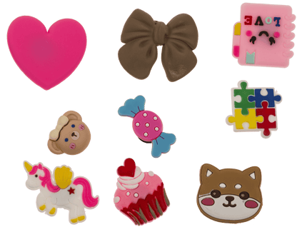 Charm purse, with zipper,