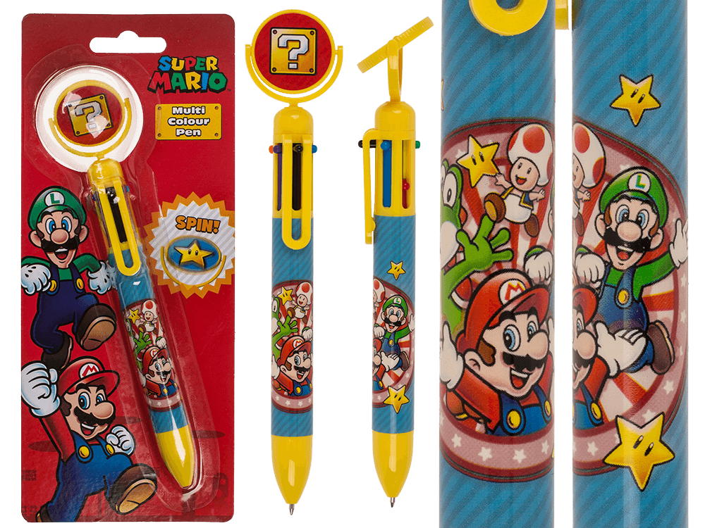 Multicolour pen, Super Mario,