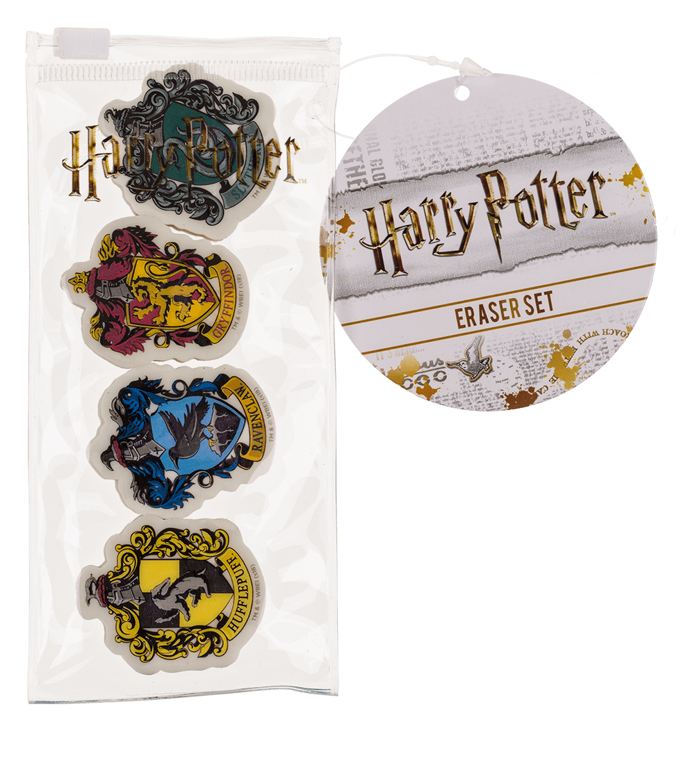 Eraser, Harry Potter, set of 4