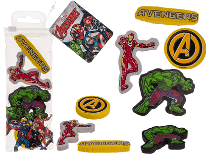 Eraser, Avengers, set of 4