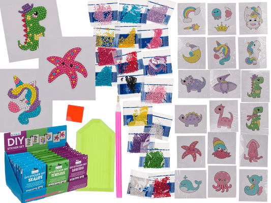 DIY Sticker,set of 12, 3 assorted