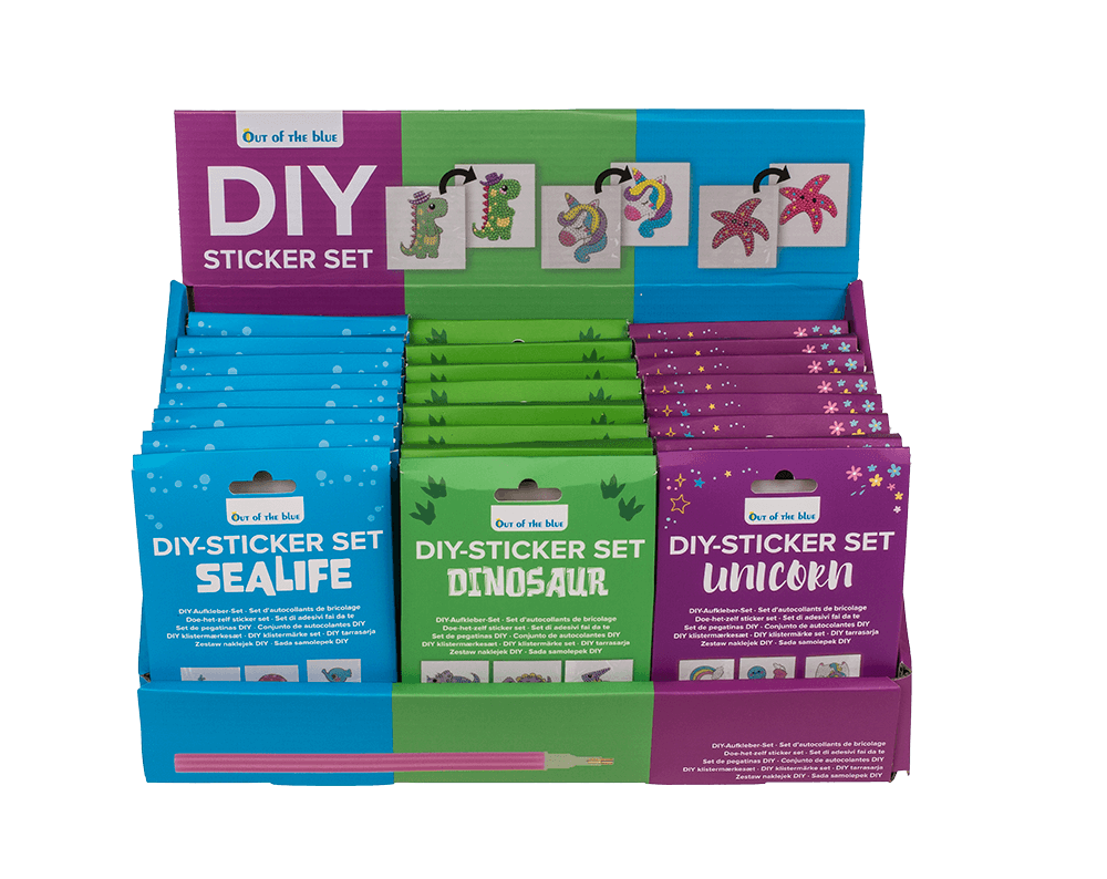 DIY Sticker,set of 12, 3 assorted