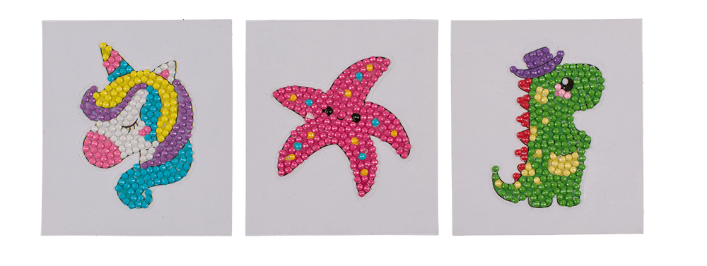 DIY Sticker,set of 12, 3 assorted