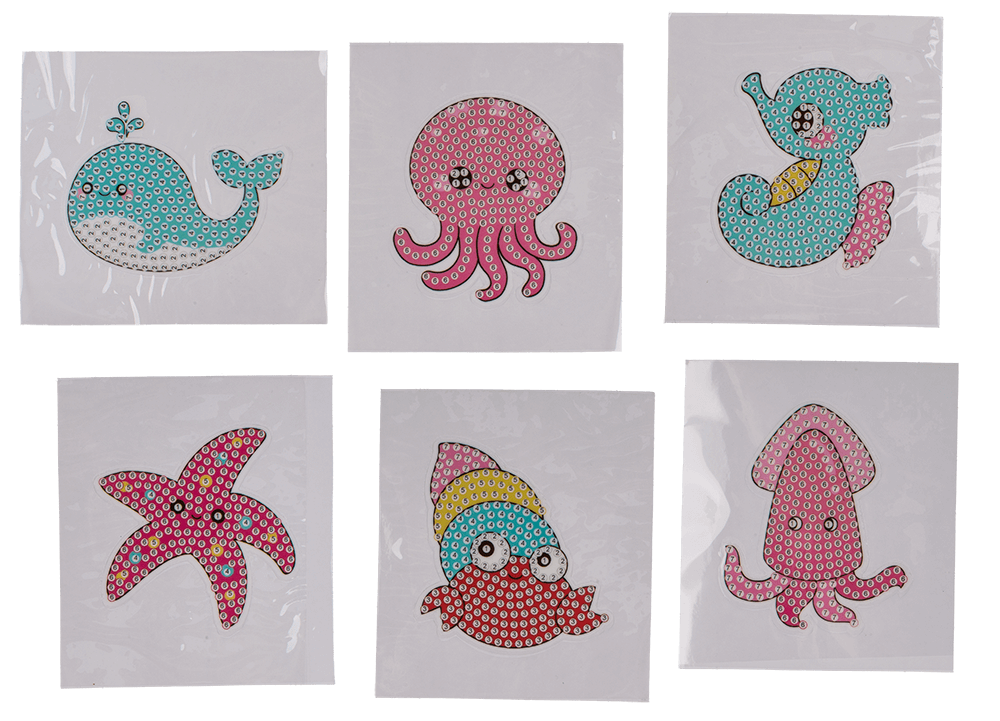 DIY Sticker,set of 12, 3 assorted