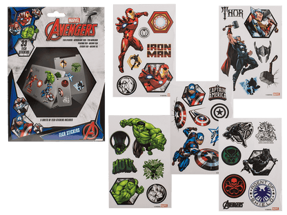 Tech Stickers Set, Avengers (Heroes),