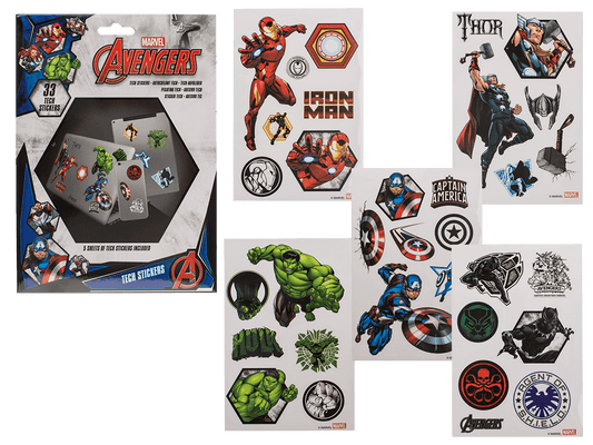Tech Stickers Set, Avengers (Heroes),
