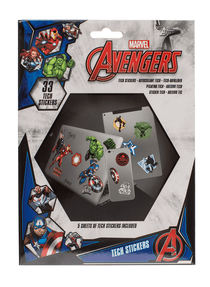Tech Stickers Set, Avengers (Heroes),
