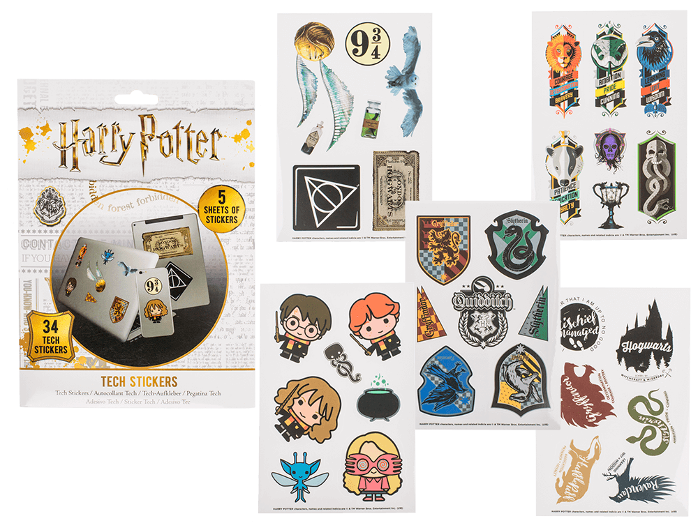 Tech Stickers Set, Harry Potter (Artefacts)