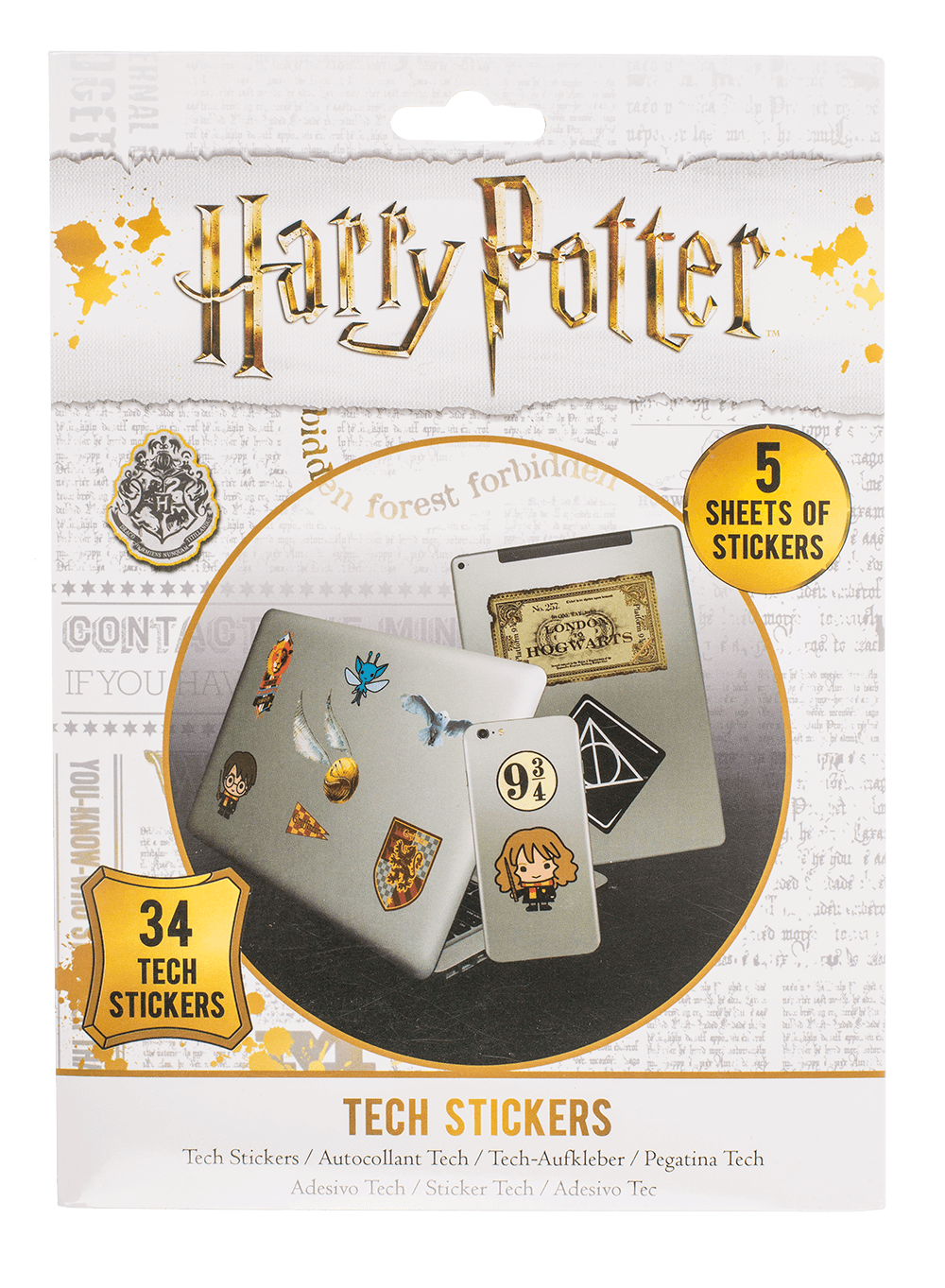 Tech Stickers Set, Harry Potter (Artefacts)