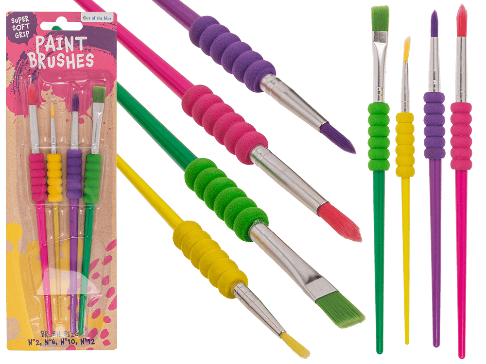 Paint Brushes, Super soft grip,