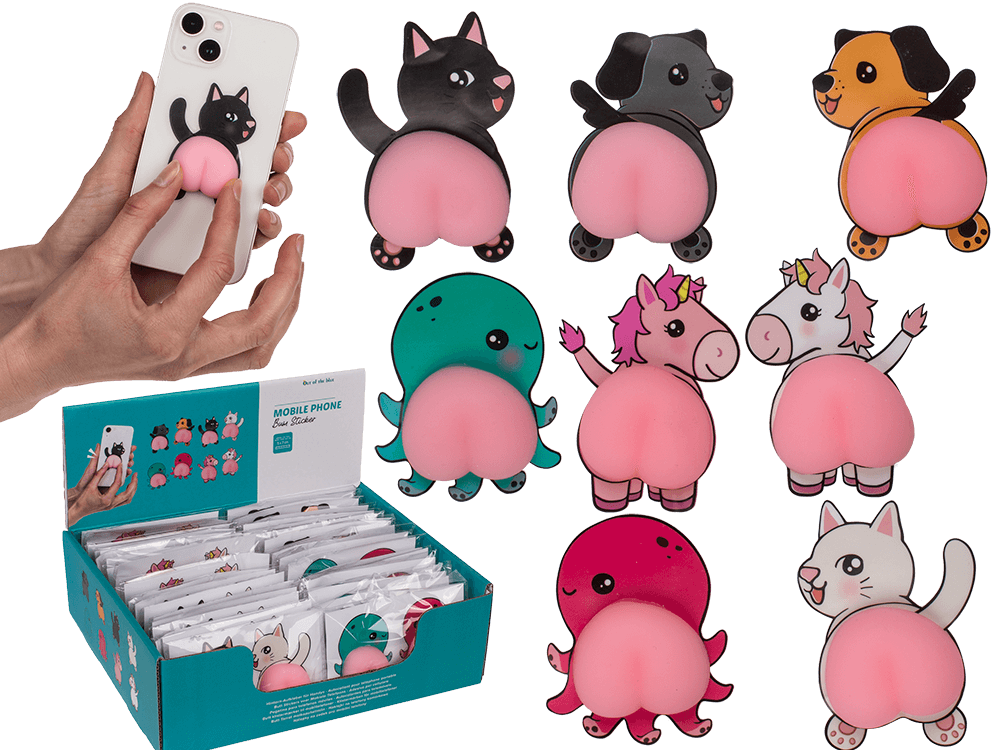 Mobile phone bum sticker, ca. 7,5 cm,