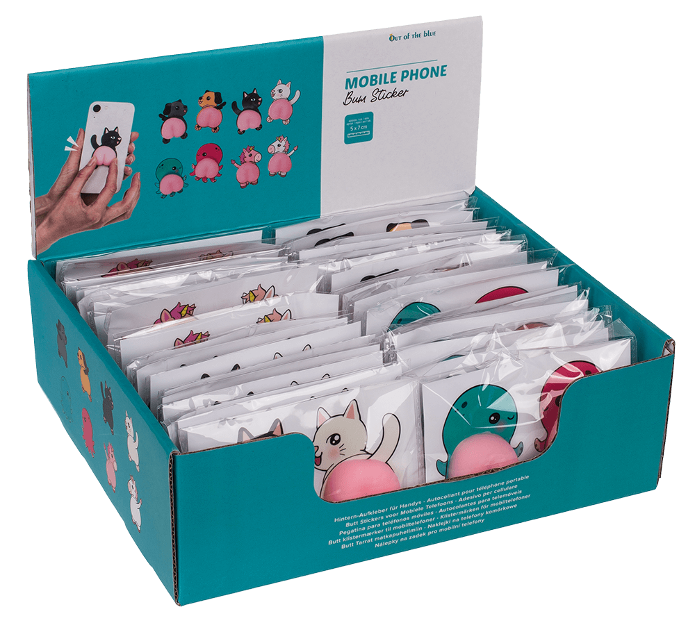 Mobile phone bum sticker, ca. 7,5 cm,