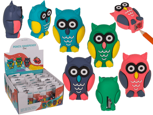 Sharpener, Owl, approx. 3,5 x 2,5 cm,