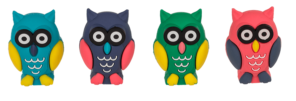 Sharpener, Owl, approx. 3,5 x 2,5 cm,