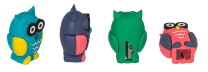 Sharpener, Owl, approx. 3,5 x 2,5 cm,