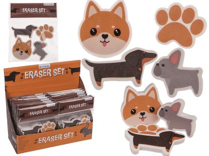 Eraser, Dog, approx. 12,5 x 6,5 cm,