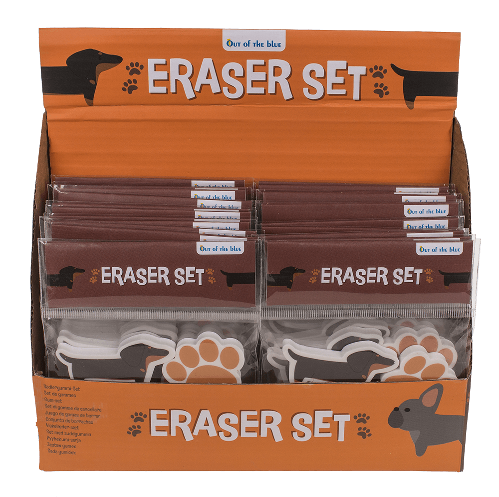 Eraser, Dog, approx. 12,5 x 6,5 cm,