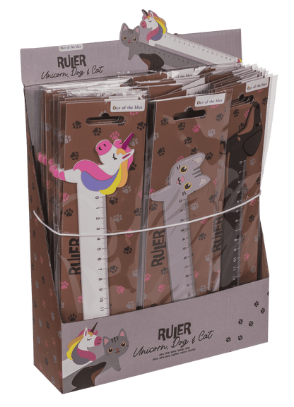 Ruler, approx. 22,9 x 2,3 cm,