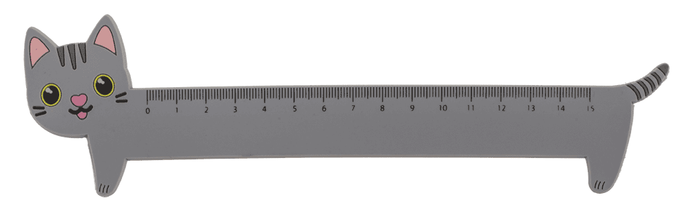 Ruler, approx. 22,9 x 2,3 cm,