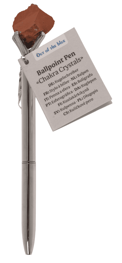 Gemstone Ballpoint Pen, Chakra Crystals,