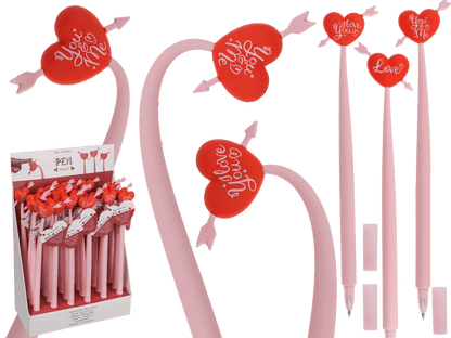 Pen, Heart, approx. 23 cm,