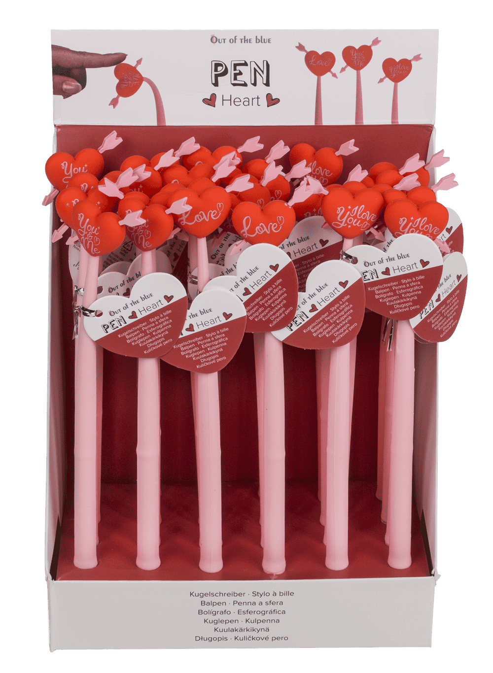 Pen, Heart, approx. 23 cm,