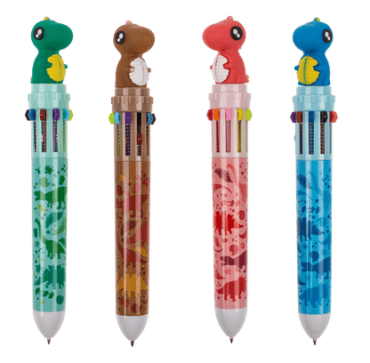 Ball Pen with 10 coloured cartridges,