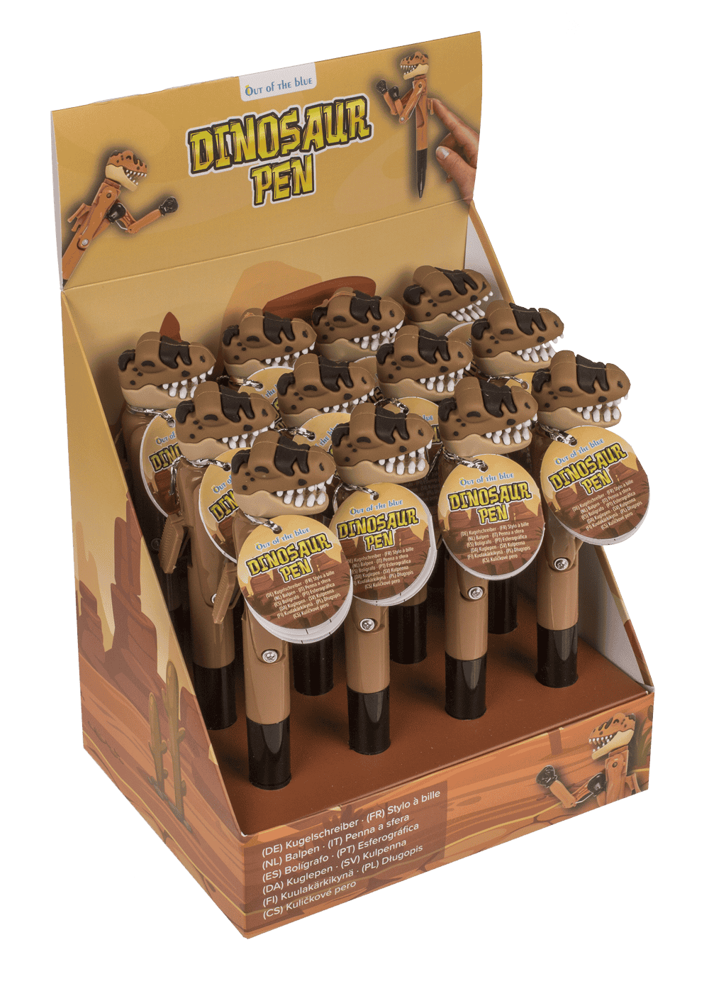 Pen, Boxing Dinosaur,