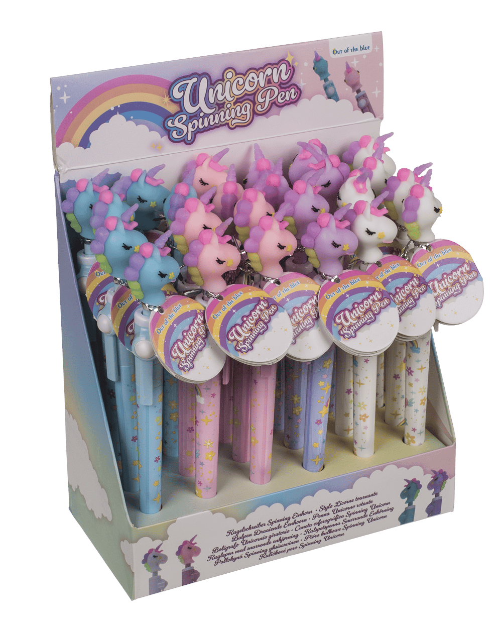 Pen, Spinning Unicorn, approx. 19 cm,