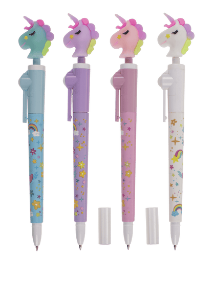 Pen, Spinning Unicorn, approx. 19 cm,