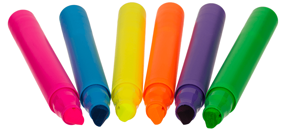 Jumbo highlighter, Neon,