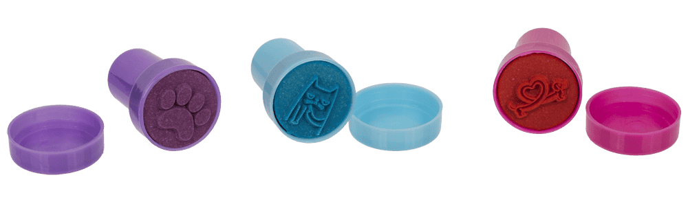 Stamps, Cats and Dogs, 2,5 cm.