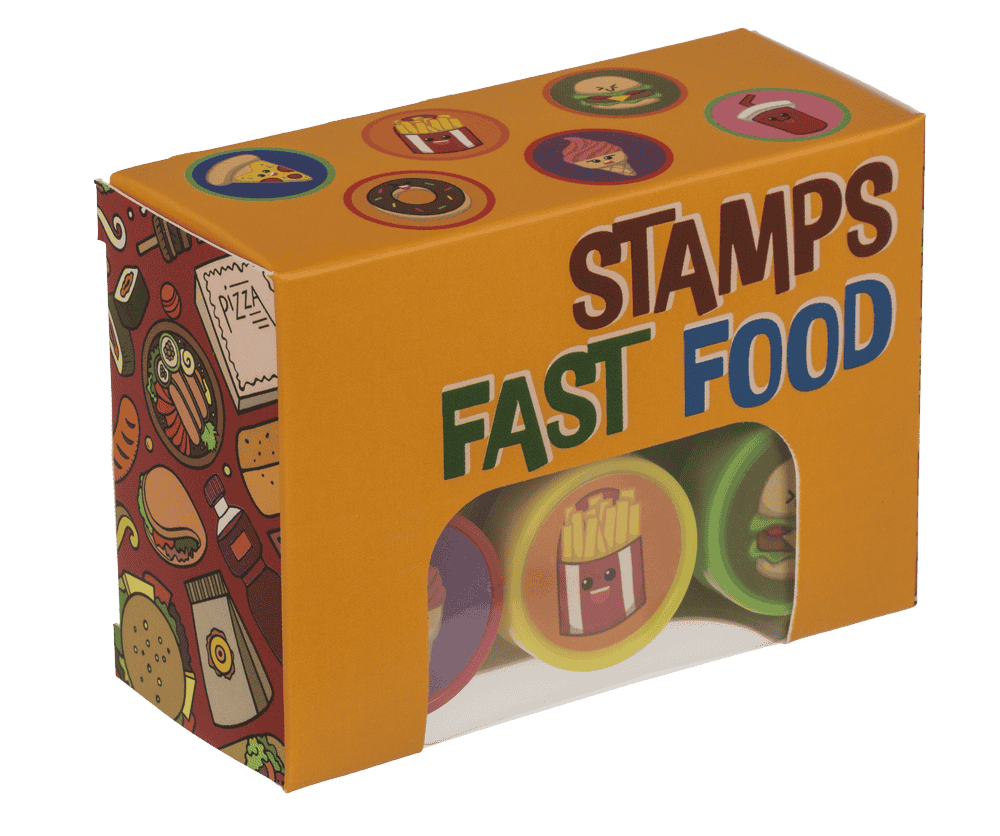 Stamps, Fast Food, 2,5 cm.