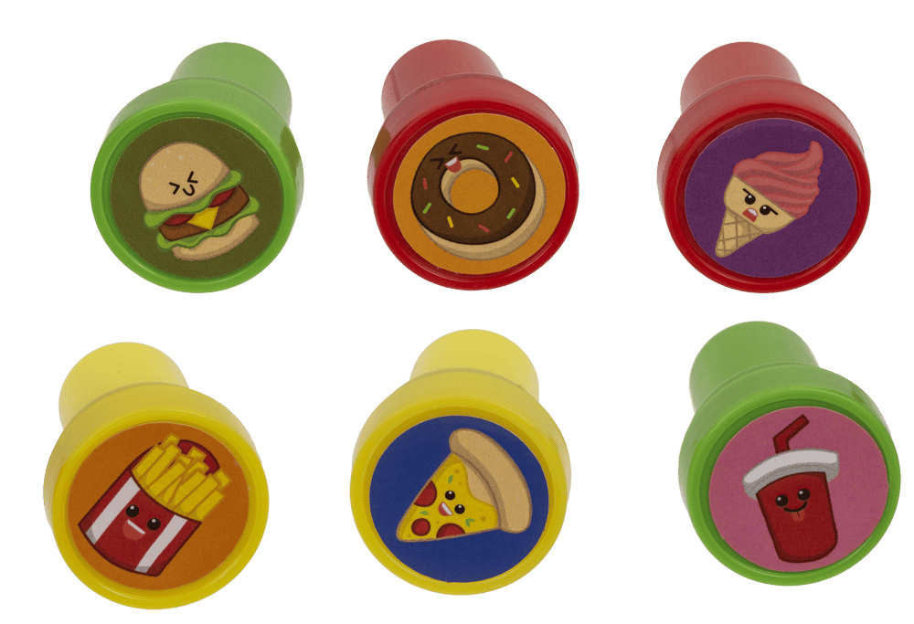 Stamps, Fast Food, 2,5 cm.