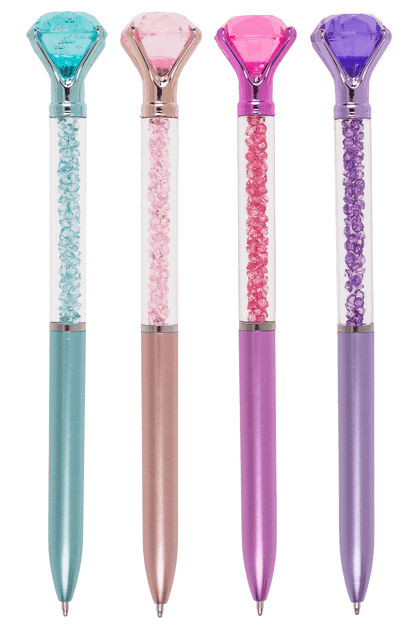 Pen with crystals, 16 cm,