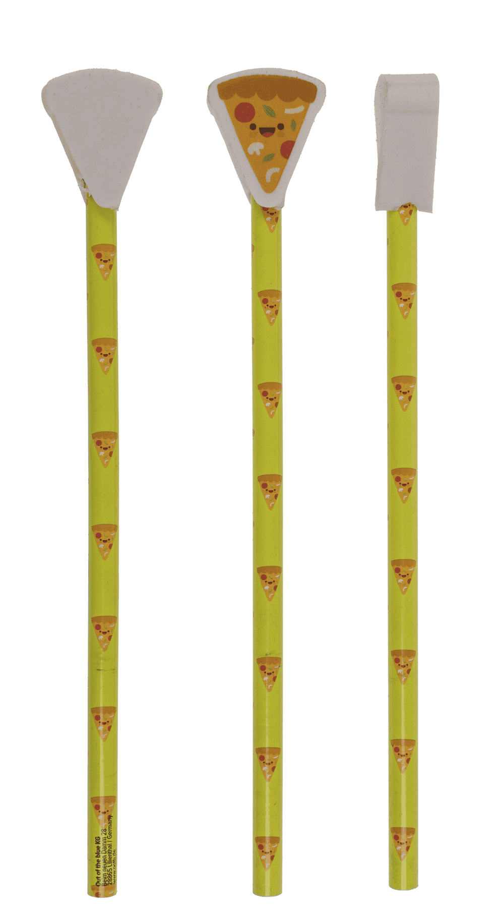 Pencil with eraser, Fast Food,