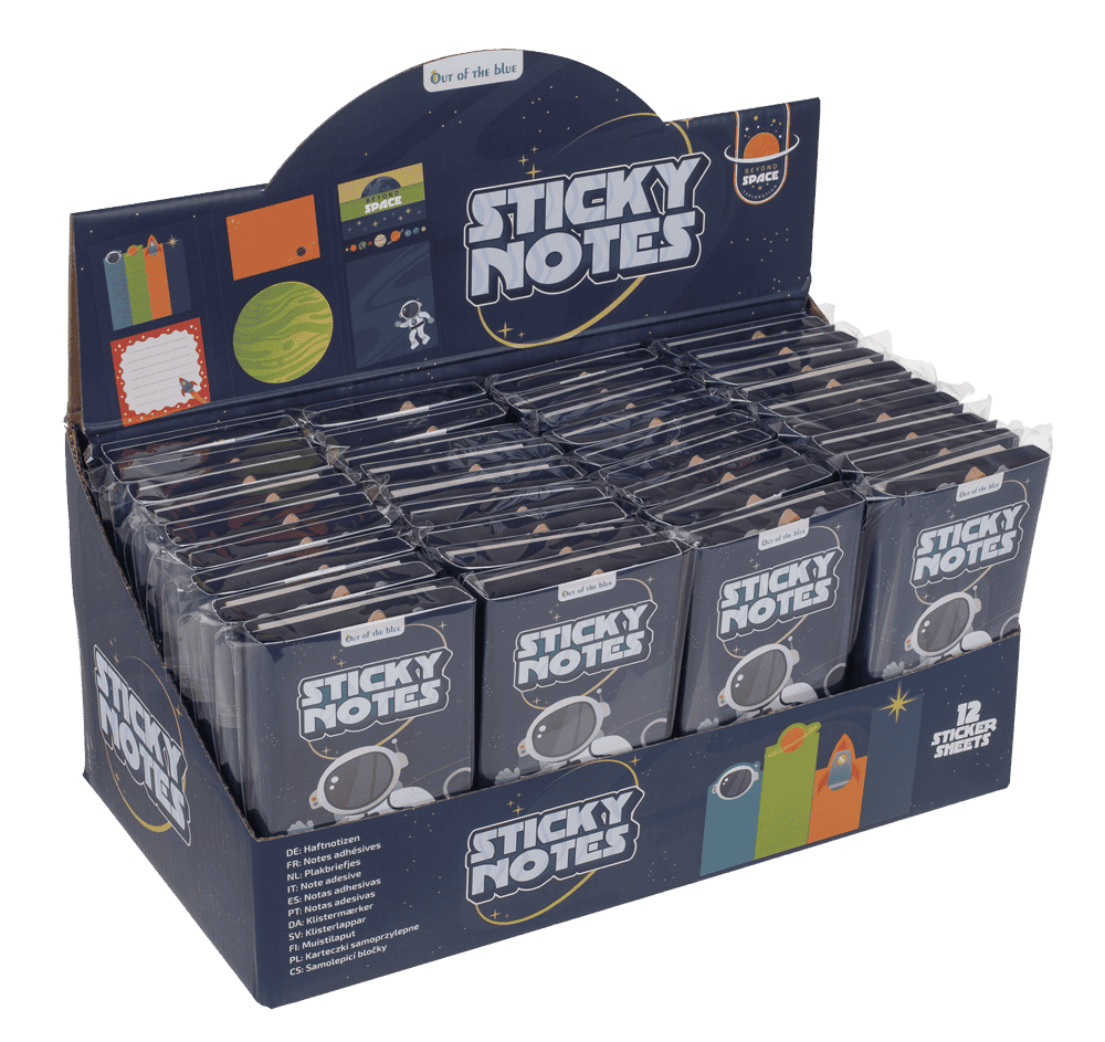 Sticky notes, Space,