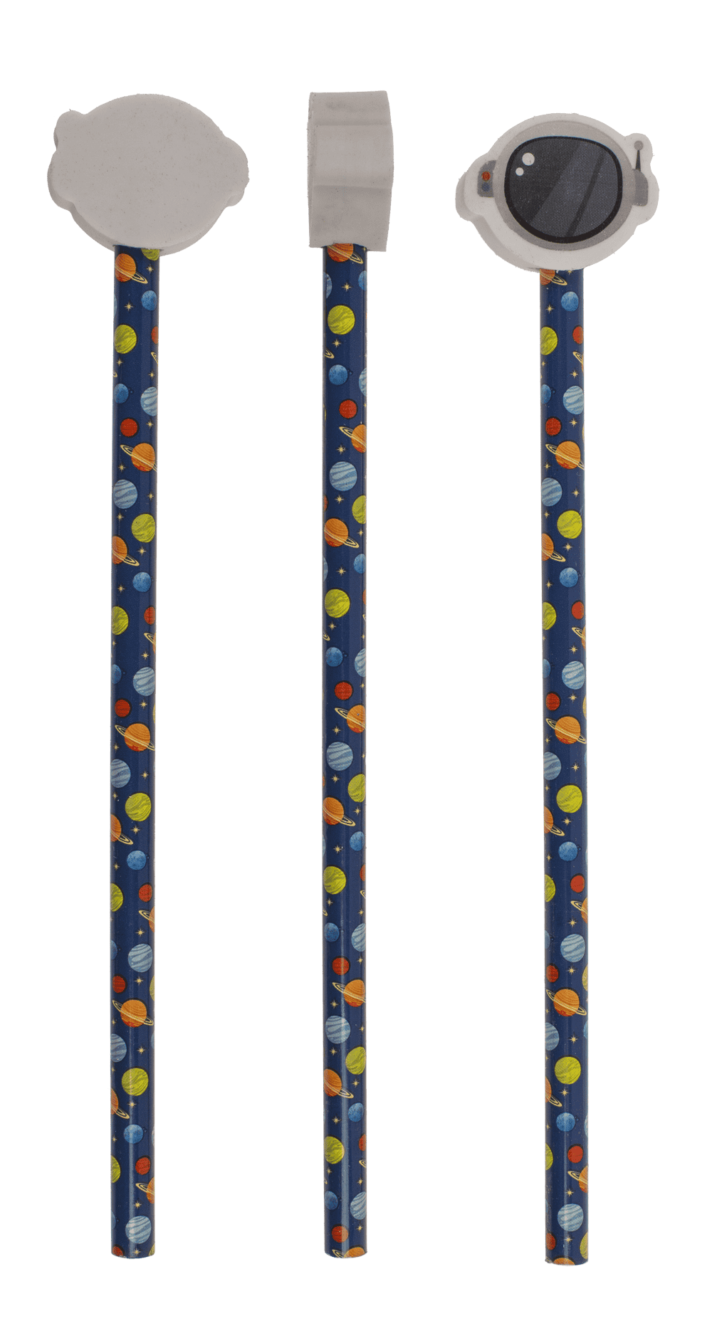 Pencil with eraser, Space,