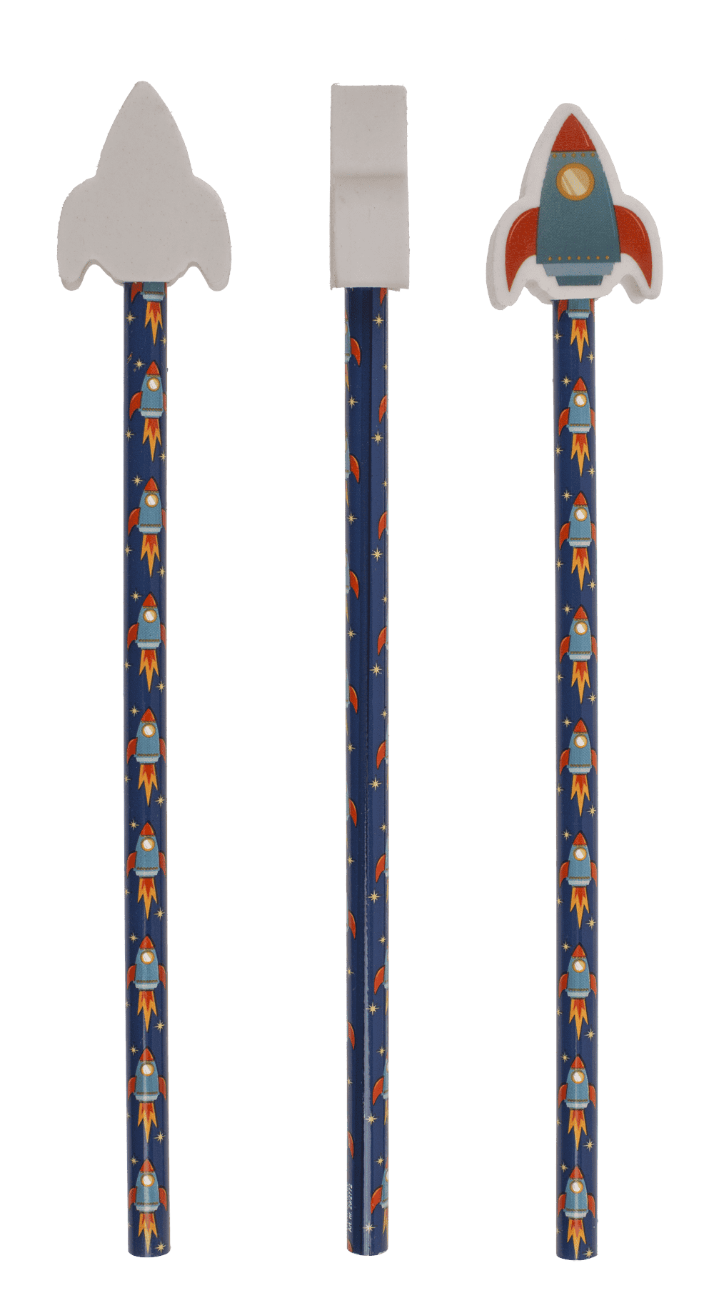 Pencil with eraser, Space,