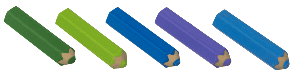 Eraser, Pencil shape, 6,6 cm,